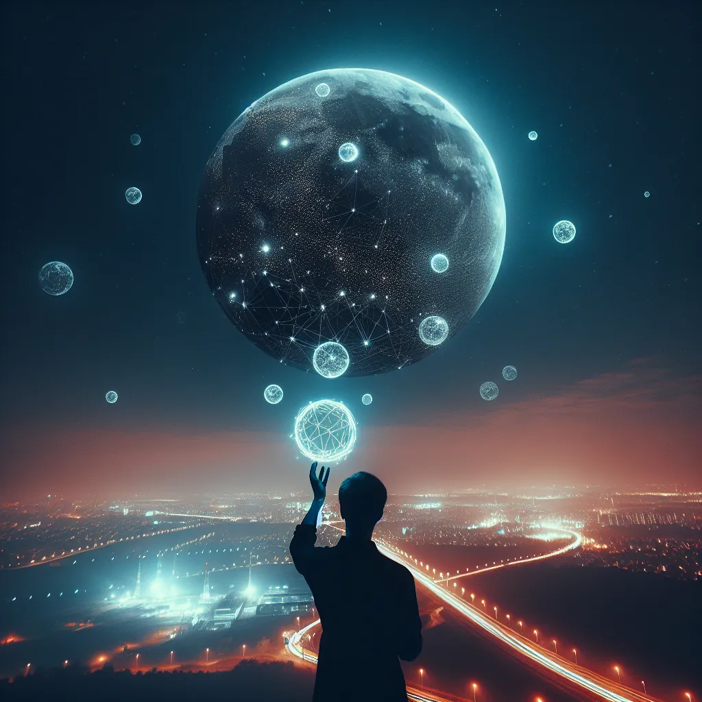 Fotografía nocturna luna