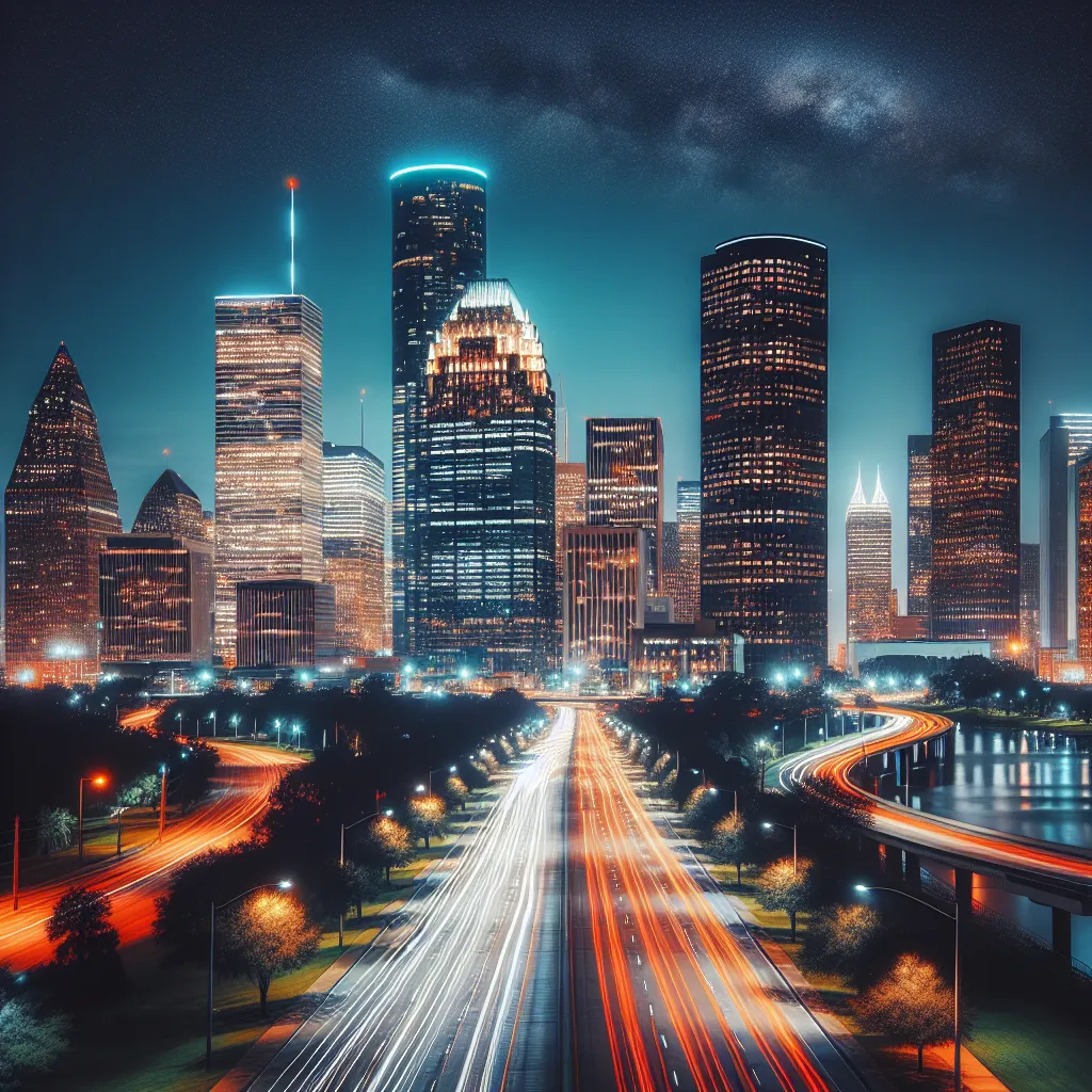 Houston Fotografía nocturna