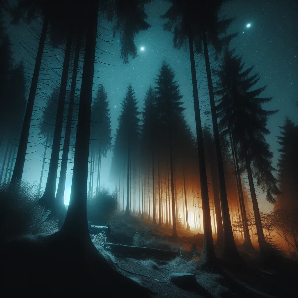 Nocturnas en bosque