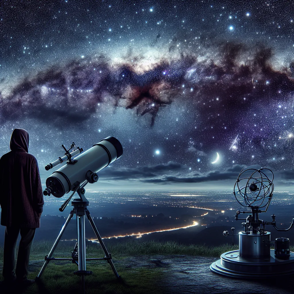 Observación astrofotografía nocturna